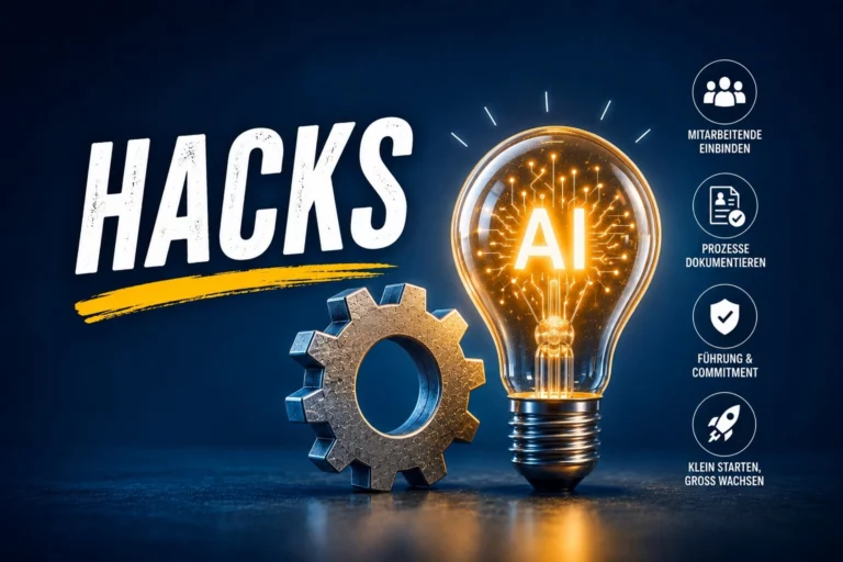 HRM Hacks zur KI-Implementierung (KI-generiertes BIld)