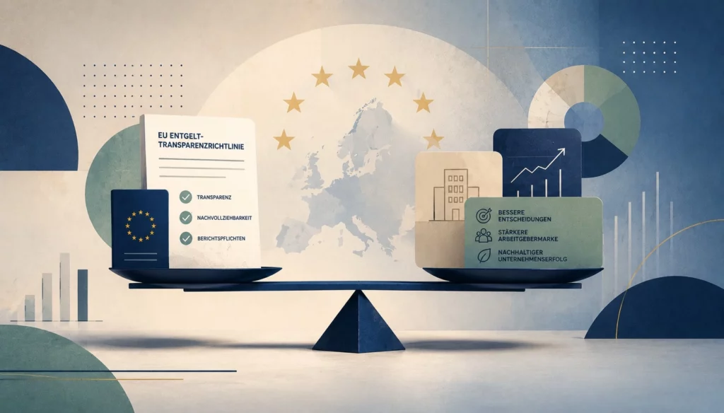 EU-Entgelttransparenzrichtlinie (KI-generiertes Bild)